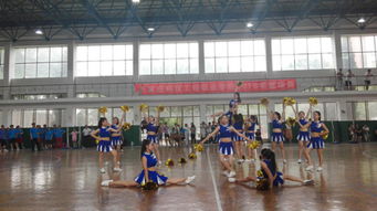 青春活力助燃賽場(chǎng)，管理工程系啦啦隊(duì)閃耀石家莊科技工程職業(yè)學(xué)院籃球賽
